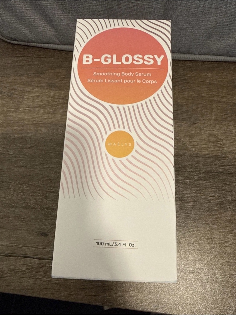 Maรซlys B-Glossy Smoothing Body Serum. Full size 3.4 oz. SEALED